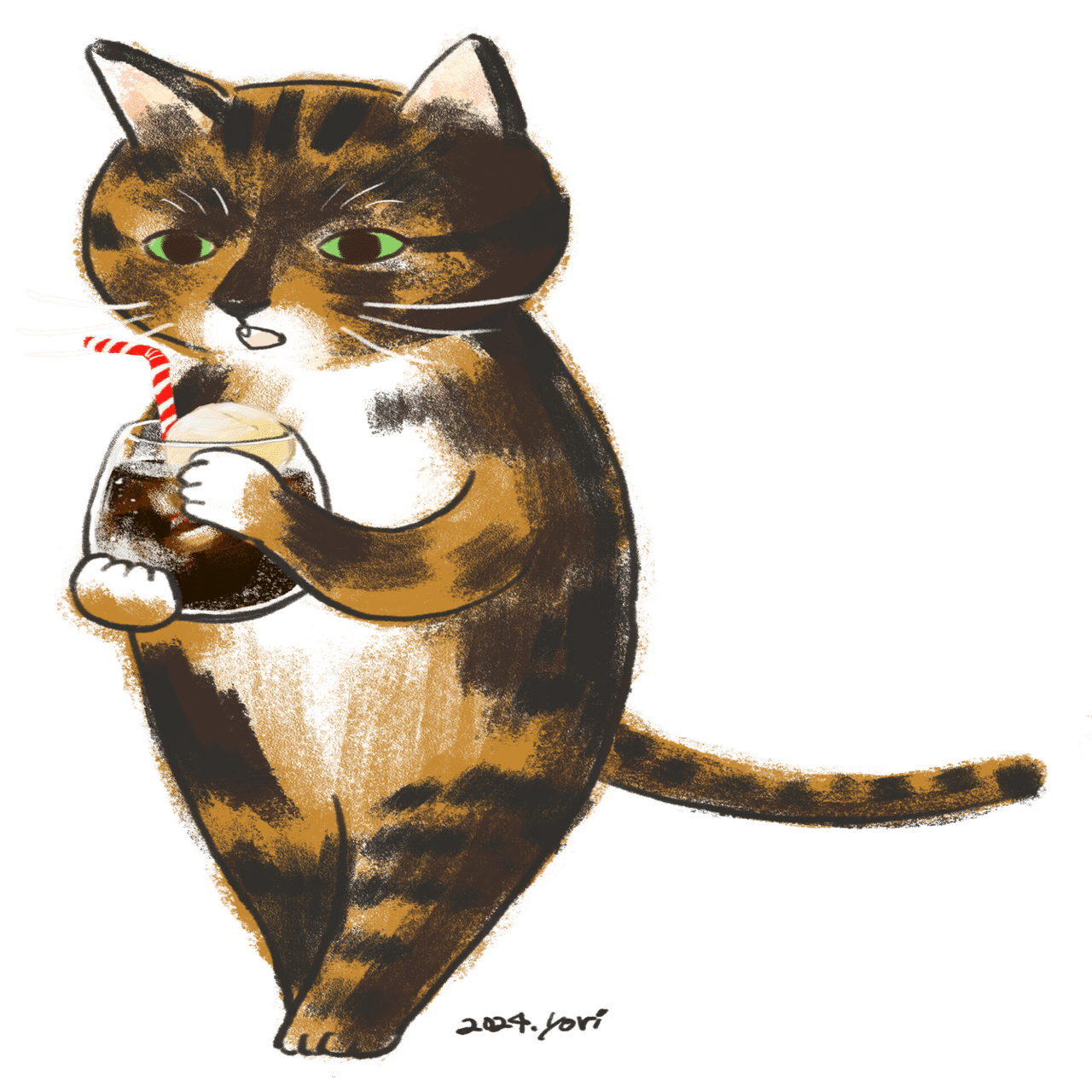 猫とコーヒー展2024 イラスト個展やります｜yoritomo