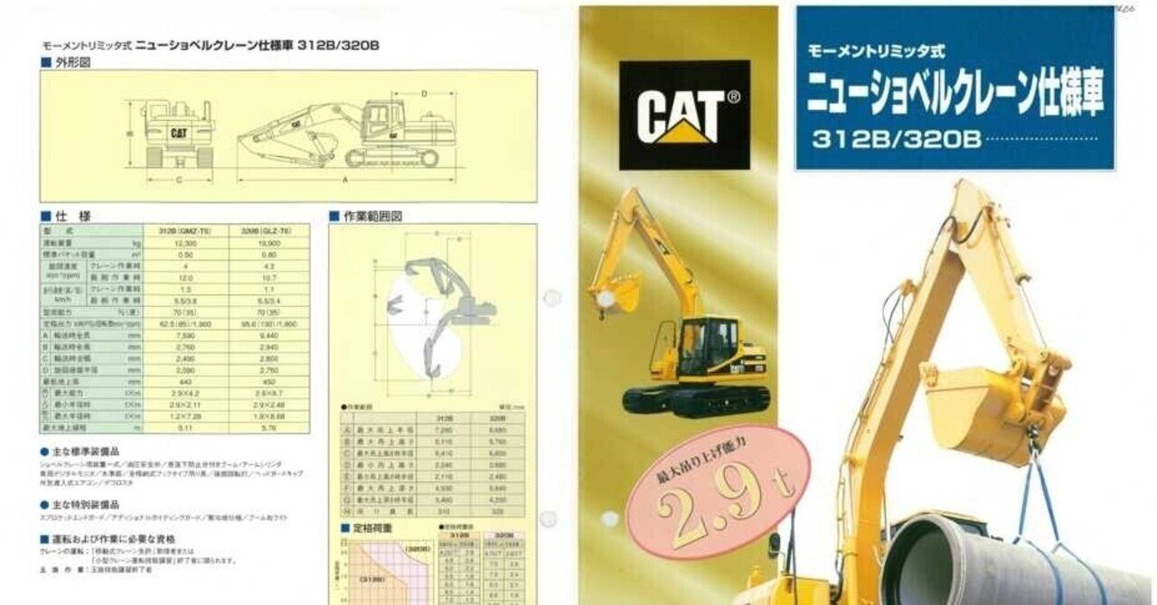新キャタピラー三菱 モーメントリミッタ式ニュークレーン