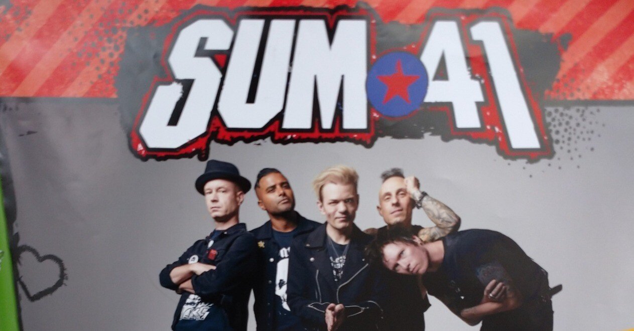 【超貴重】SUM41 直筆サイン入り 海外公演VIPチケット限定特典 ポスター① SUM41 THE LAST JAPAN TOUR 2024 大阪公演【感想】｜あっさー