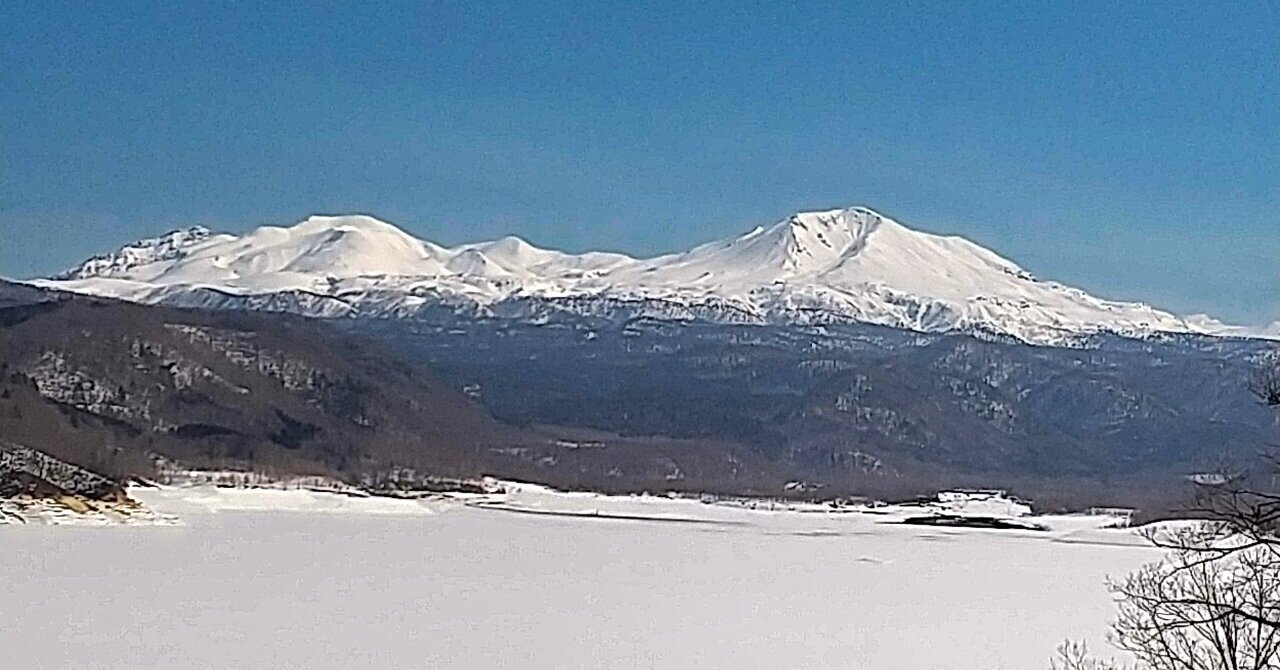 忠別ダムから大雪山2024_3_26