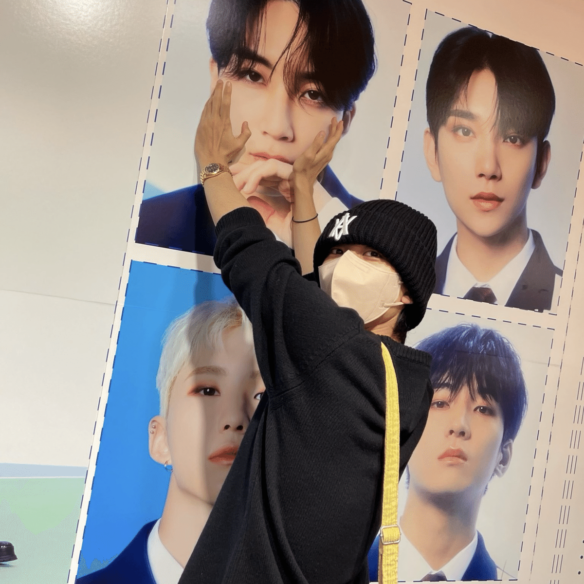 seventeen セブチ attacca ジョンハン ステッカー 渋谷