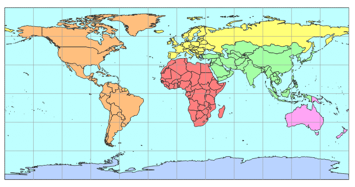 実習編 非専門家のためのqgis いろいろな図法の世界地図 はとば Note