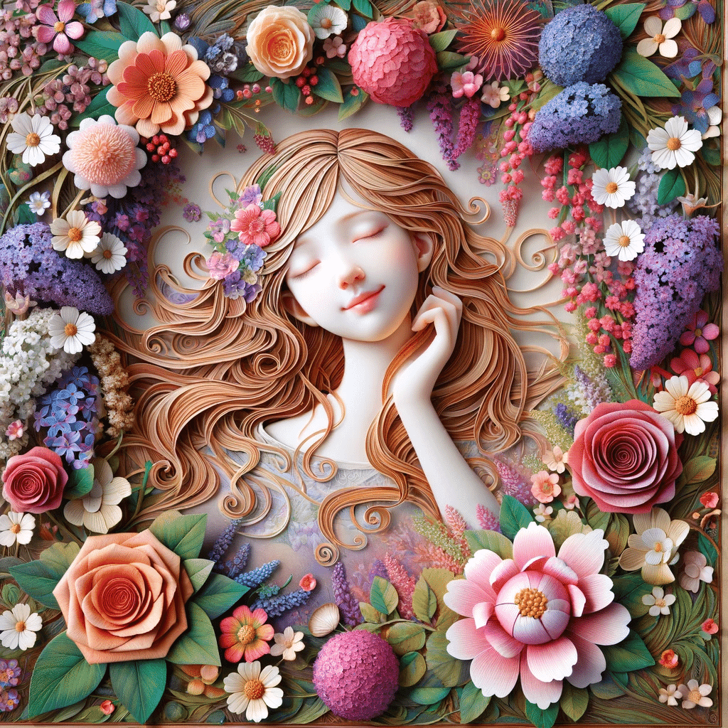 MY GPT. 立体デコパージュ in 花のフレーム｜ものぐさサブスク生活