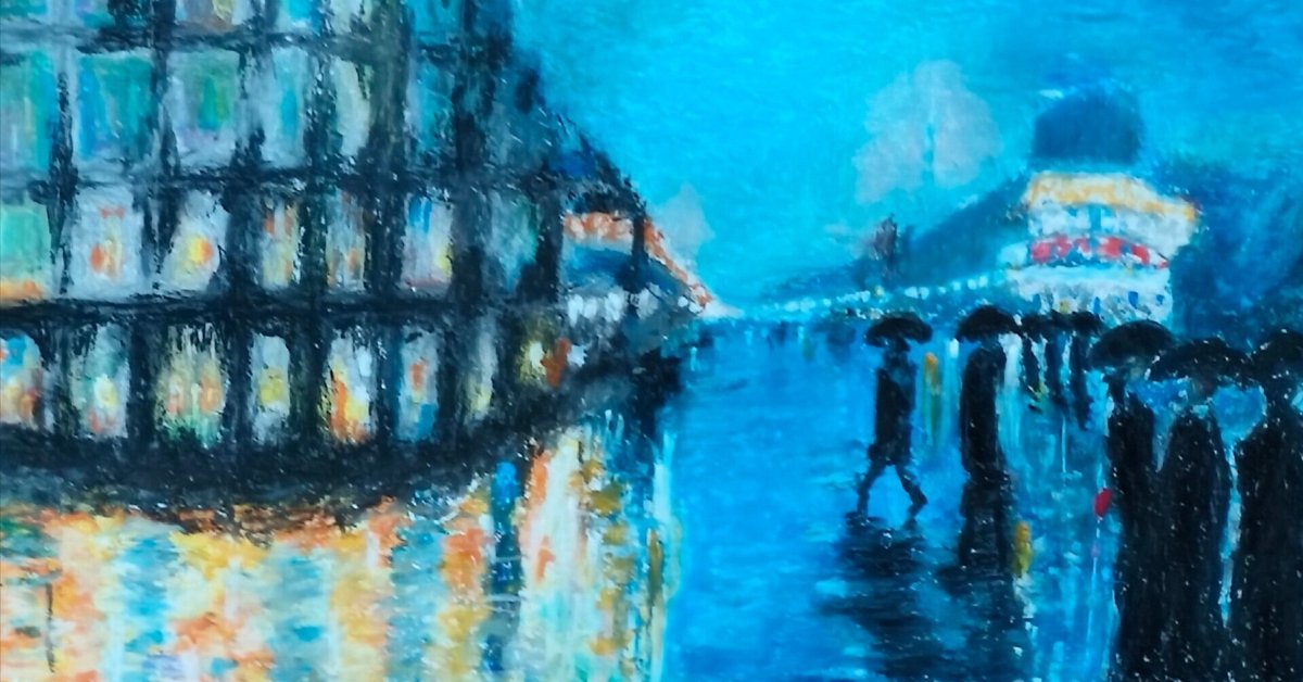 レッサー・ユリィ　夜のポツダム広場　美品　光の系譜展 レッサー・ユリィ〈夜のポツダム広場〉 - あべの経済新聞