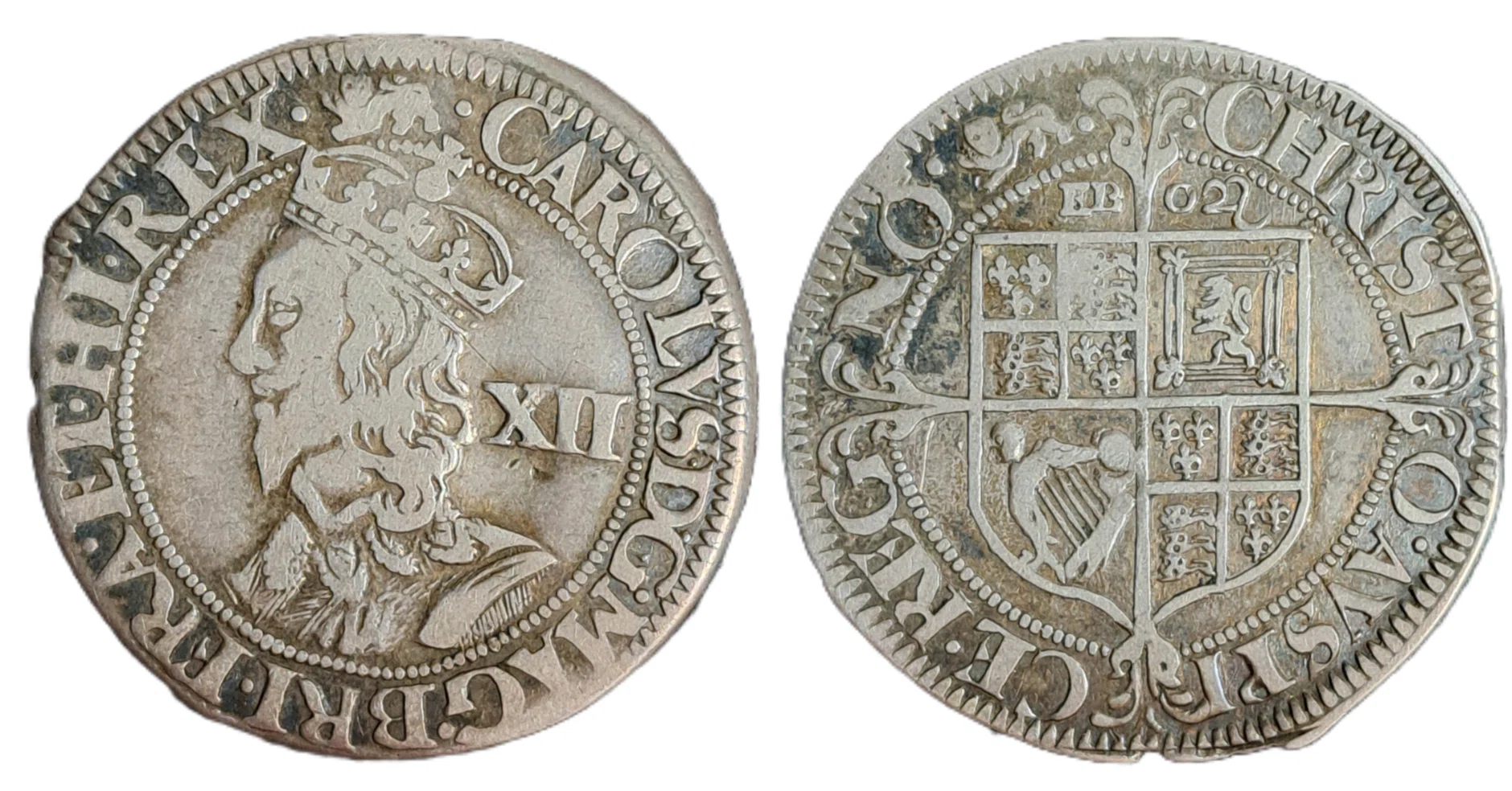 貨幣備忘録】 チャールズ1世 1シリング銀貨（York mint）｜おんし