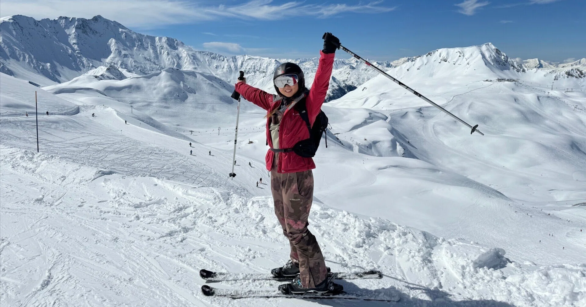 初フランスのアルプスでスキー⛷｜Mireko_UK