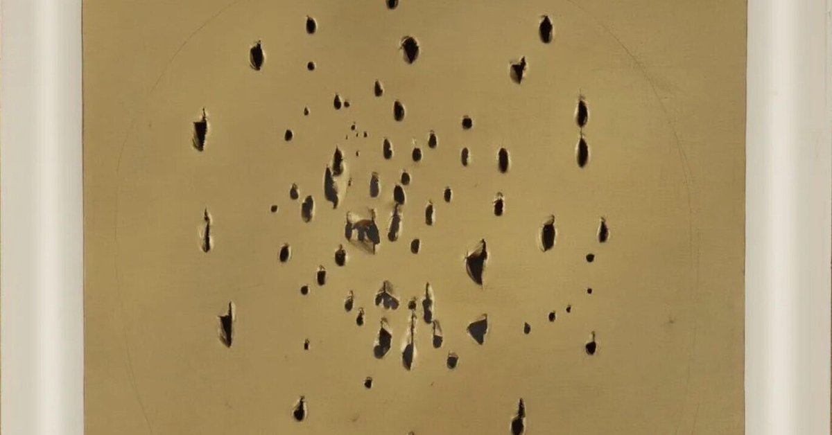 Lucio Fontana：Concetto Spaziale-1964｜artoday - chiaki