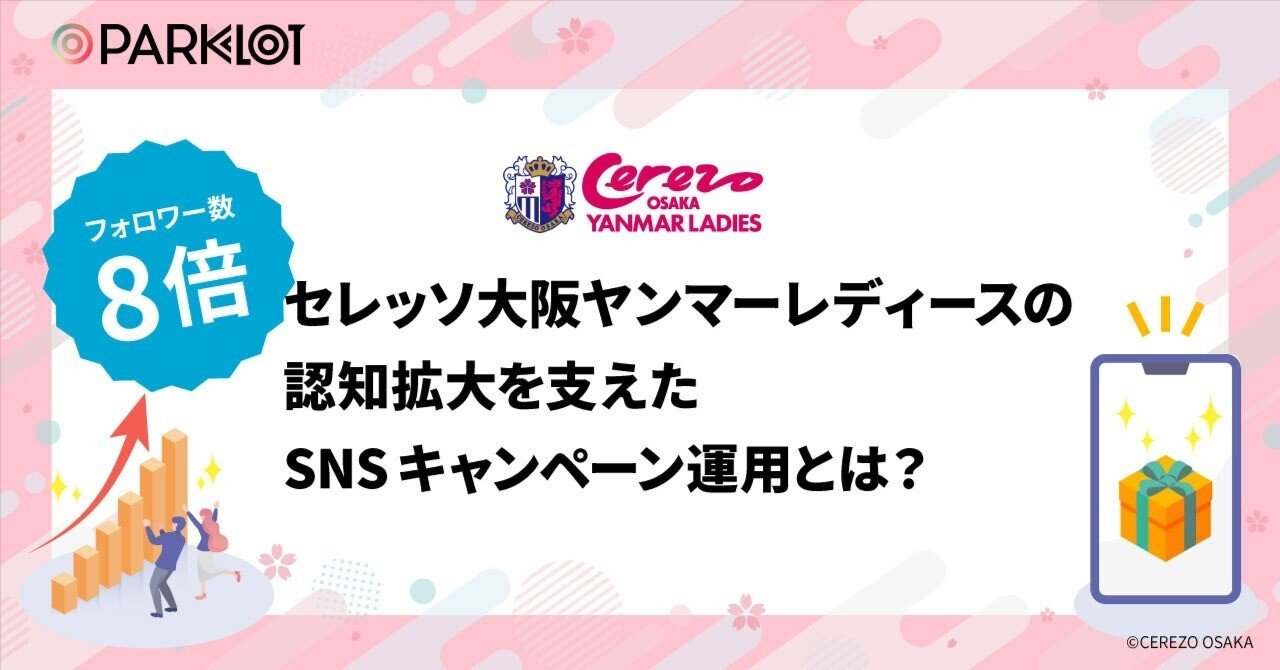 導入事例】フォロワー数8倍！セレッソ大阪ヤンマーレディースの認知