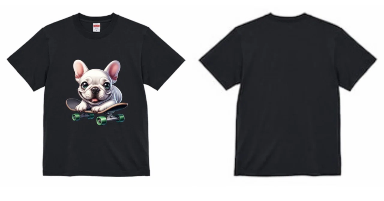 ヒスミニ J君 フレンチブルドッグ Tシャツ 【公式通販】 ヒスミニ J君 フレンチブルドッグ Tシャツ 【公式通販】