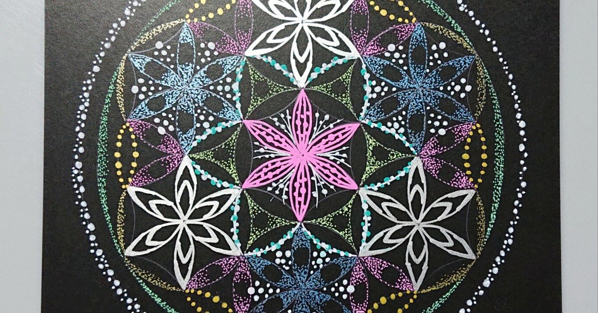 kazuyo絵画虹と花々