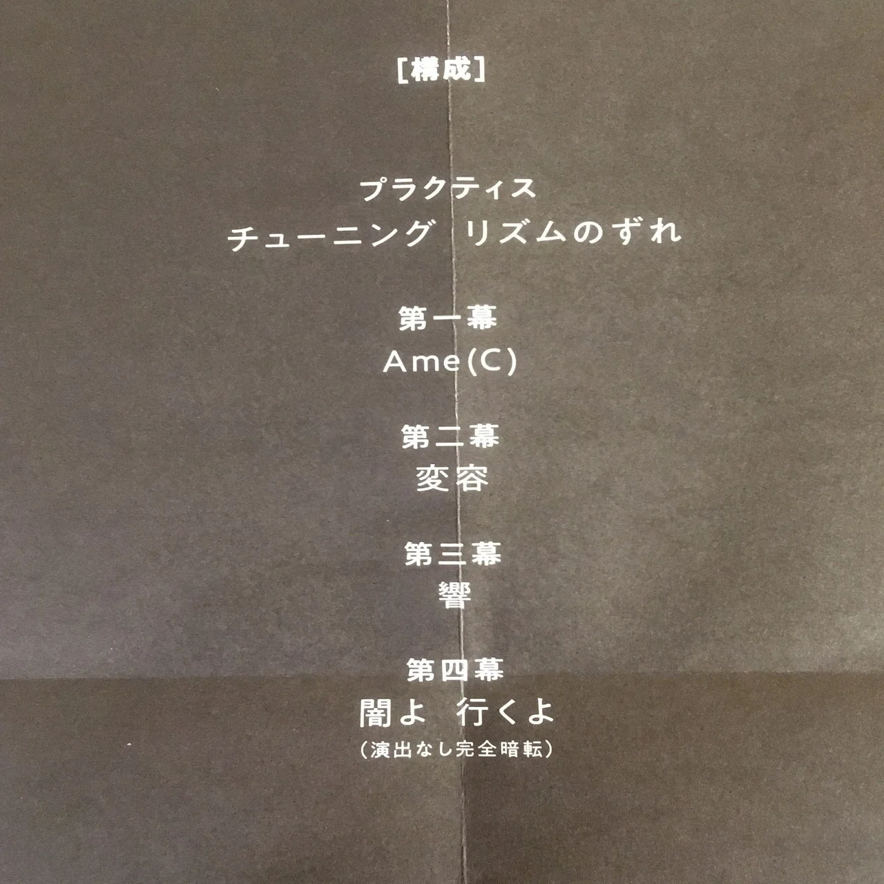 あいちトリエンナーレ2019サカナクション「暗闇」｜つまびく