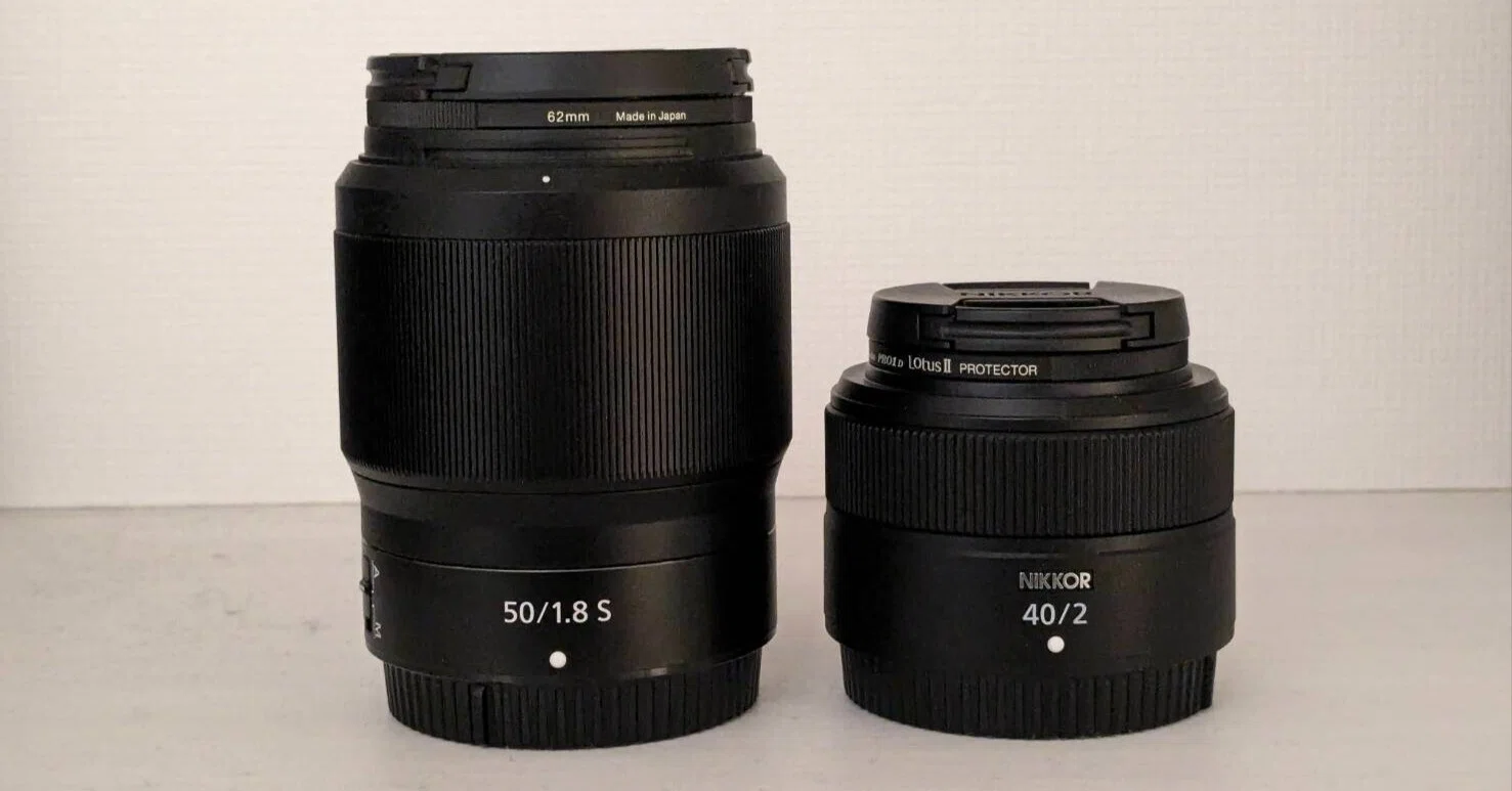 Z 40mm f/2 と Z 50mm f/1.8 S の使い分け｜九