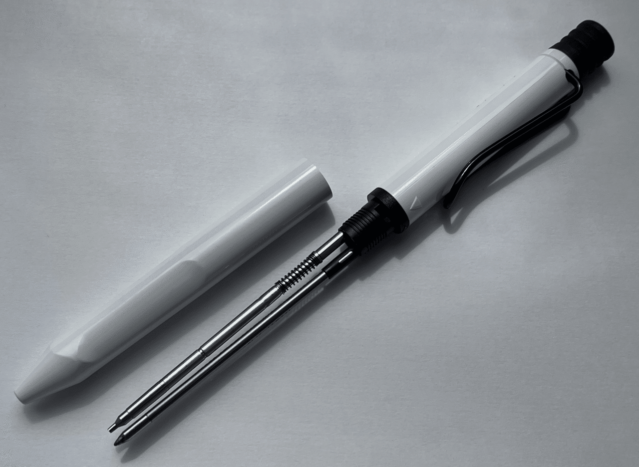 【新品未使用】lamy ラミー　サファリ　ツインペン　アルペンホワイト LAMY safari twinpen｜how