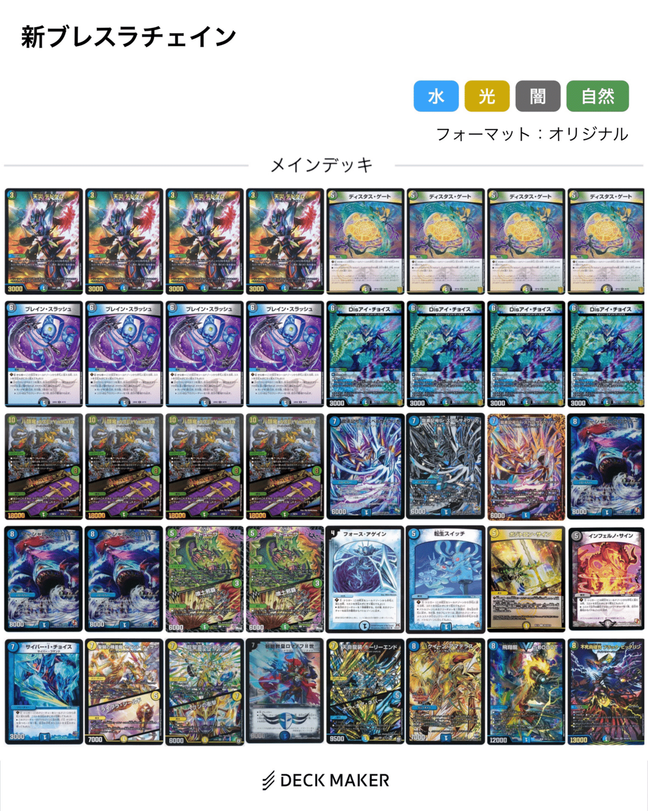 新殿堂後ブレスラチェイン|たろたろ 新殿堂後ブレスラチェイン|たろたろ