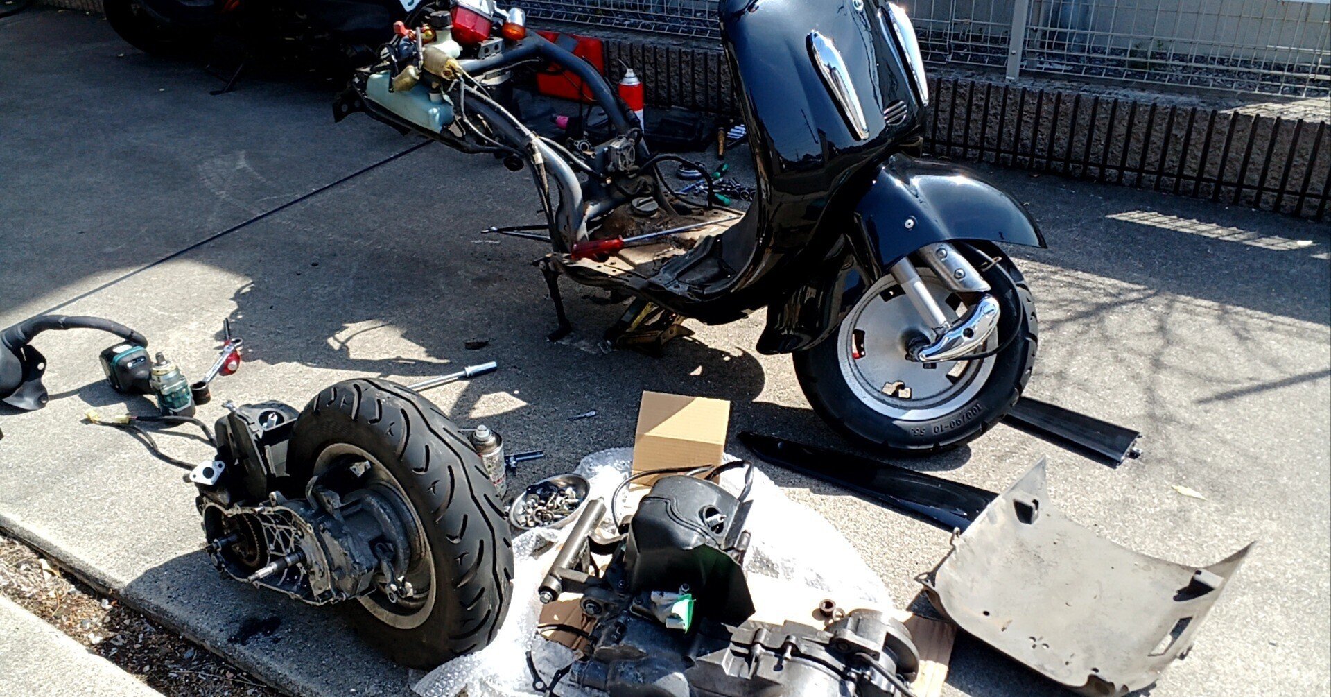 ホンダ　ジョーカー50　レストアベース　部品取り　エンジン不動　滋賀県から ホンダ ジョーカー50 レストアベース 部品取り エンジン不動 滋賀県