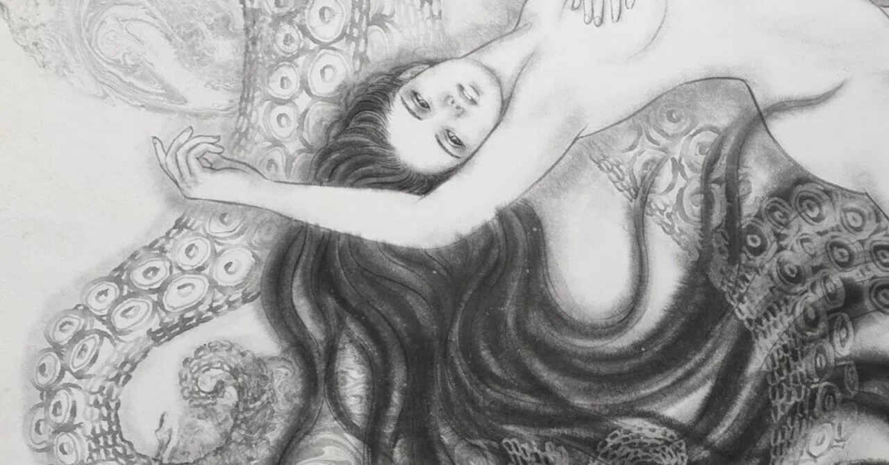北斎の春画『蛸と海女』のオマージュ作品を出展します｜すみびしん