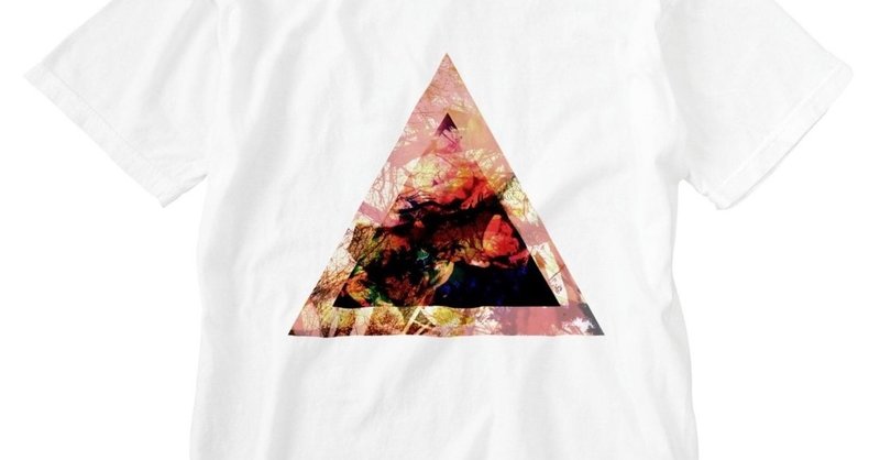 ▲3【三角形の穴】 ウォッシュTシャツ