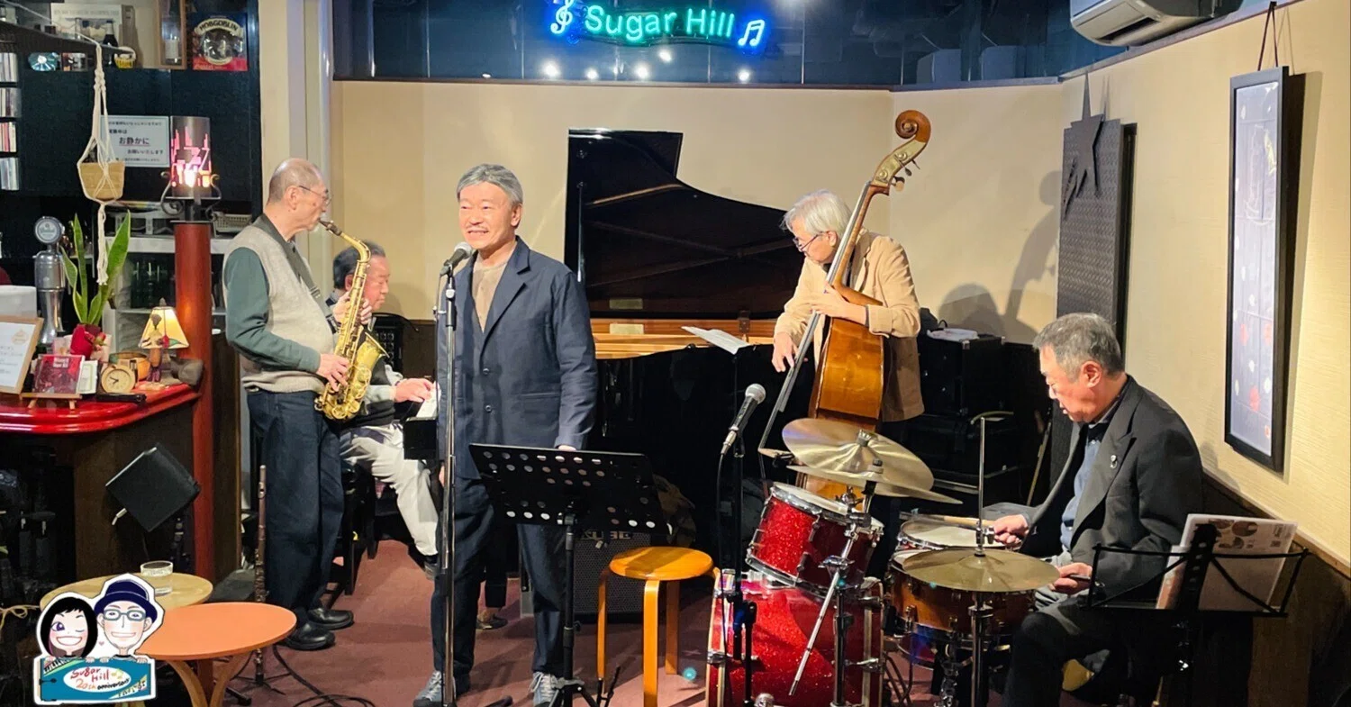 3/30(土)ボーカル金丸正城 サックス宮野裕司 ピアノ吉田賢一 ベース