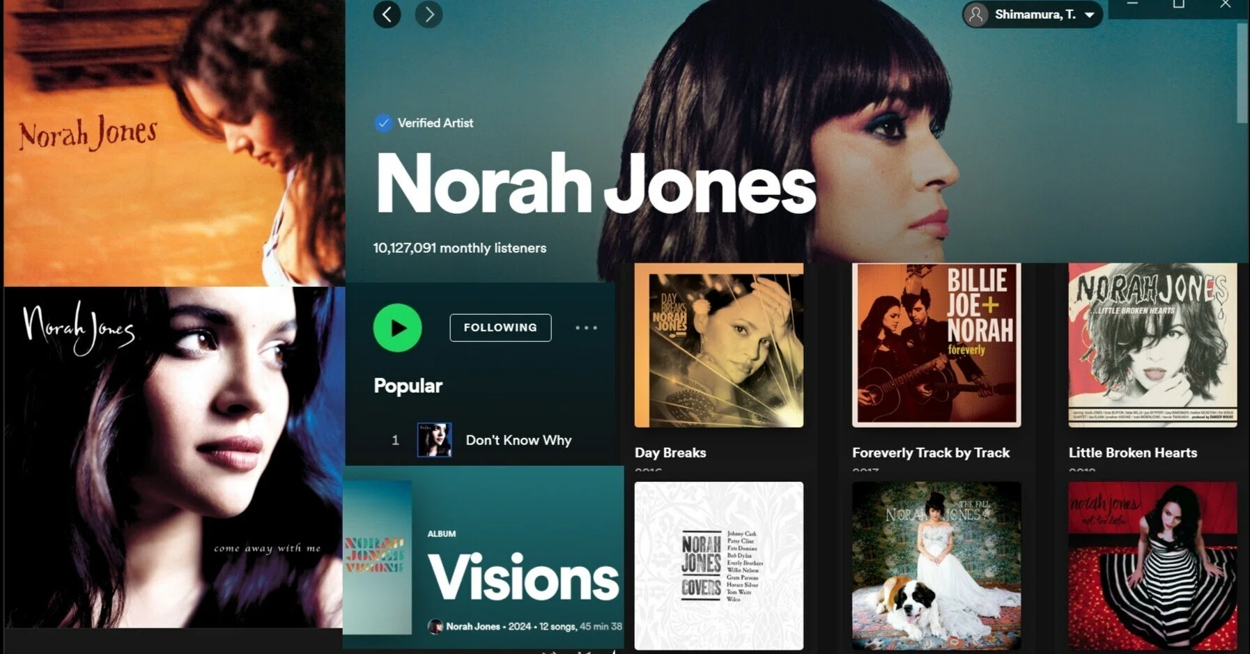 ノラ・ジョーンズ：Norah Jones 