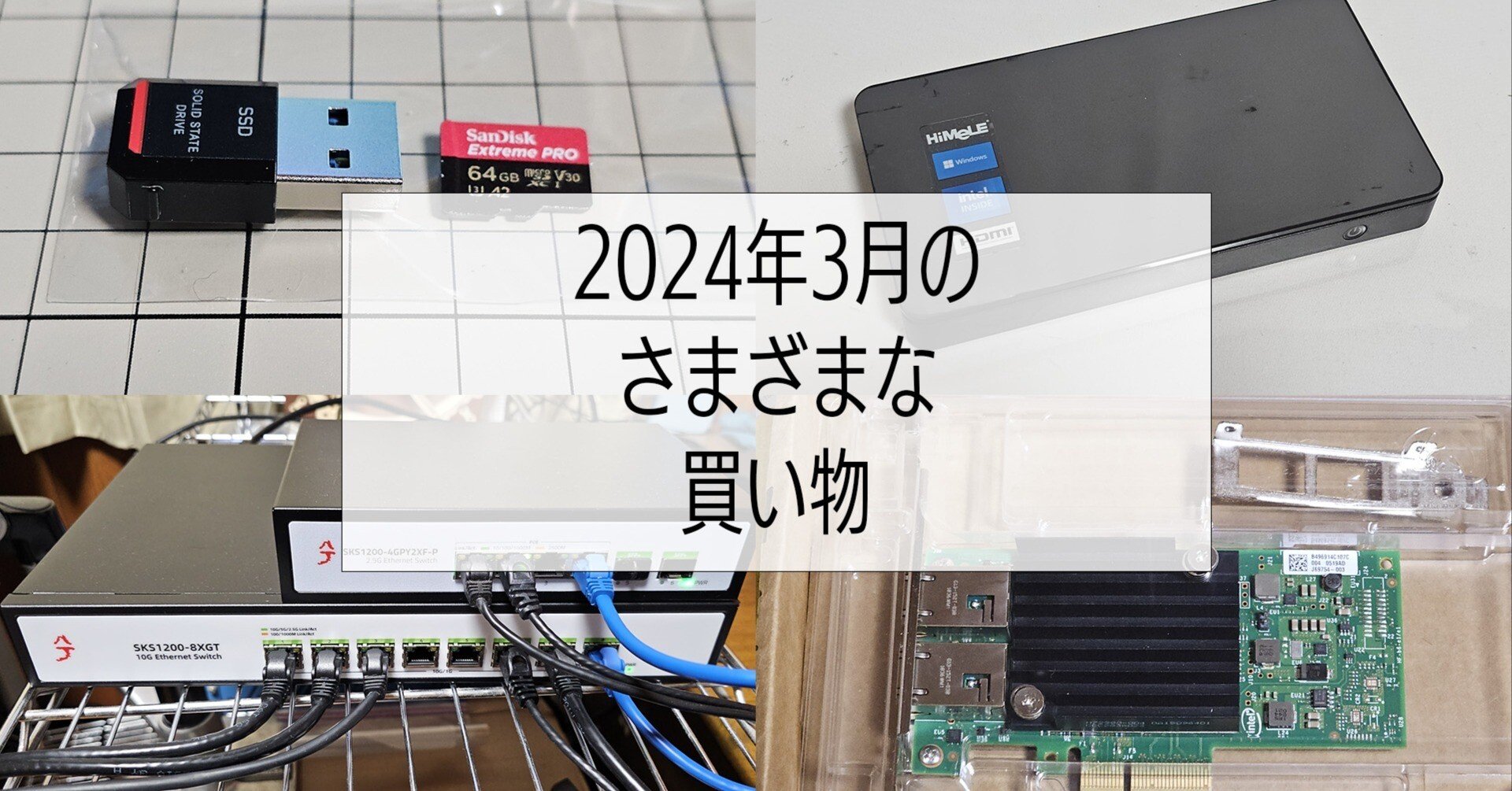 2024年3月のさまざまな買い物｜のらねこノート