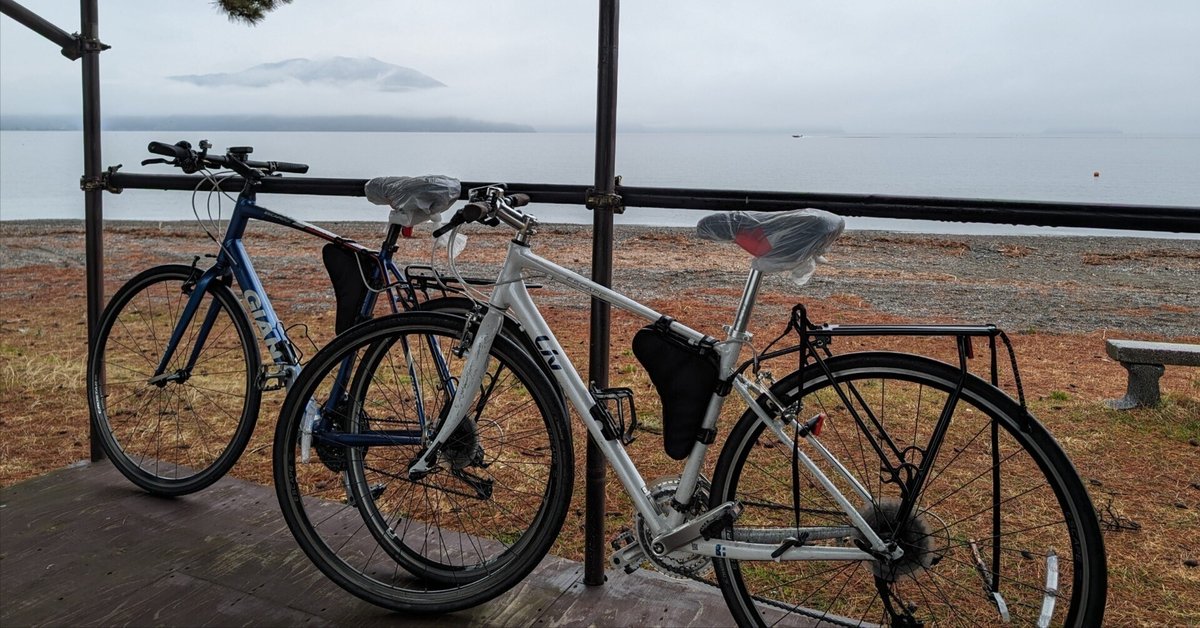 3月の雨の中、自転車で琵琶湖150kmを一周した話 ｜雪が降る