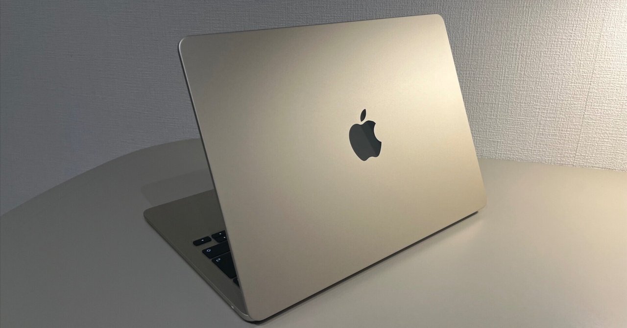 Tech】セールでM2 MacBook Airを買ってみた／PC紹介「MacBook