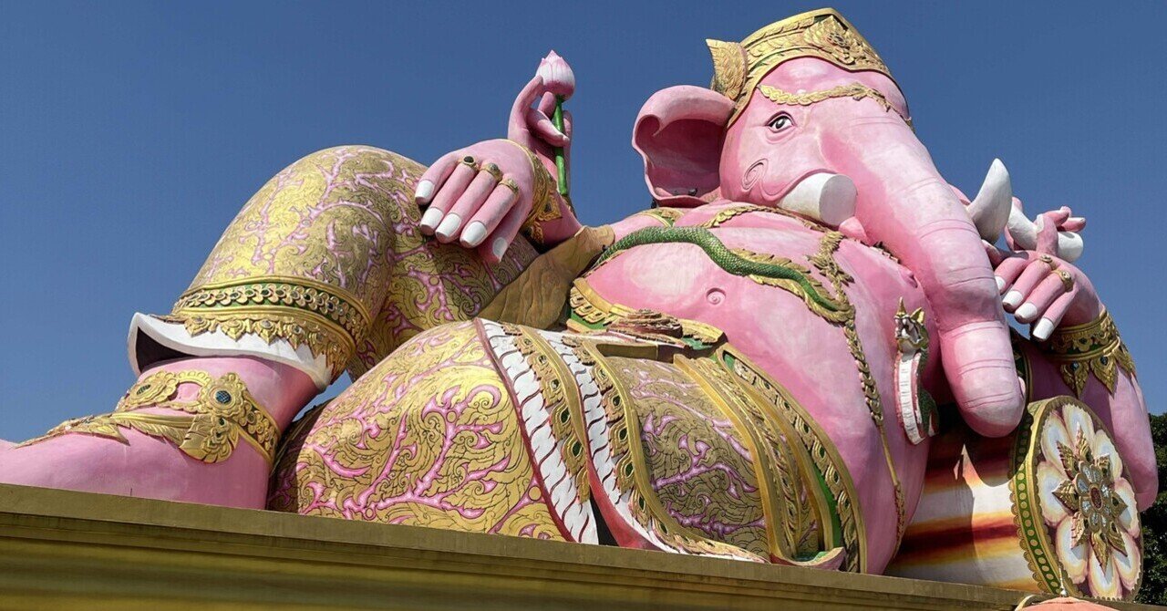 本当に微笑みの国だったバンコク⑤ピンクガネーシャ🩷｜Masako