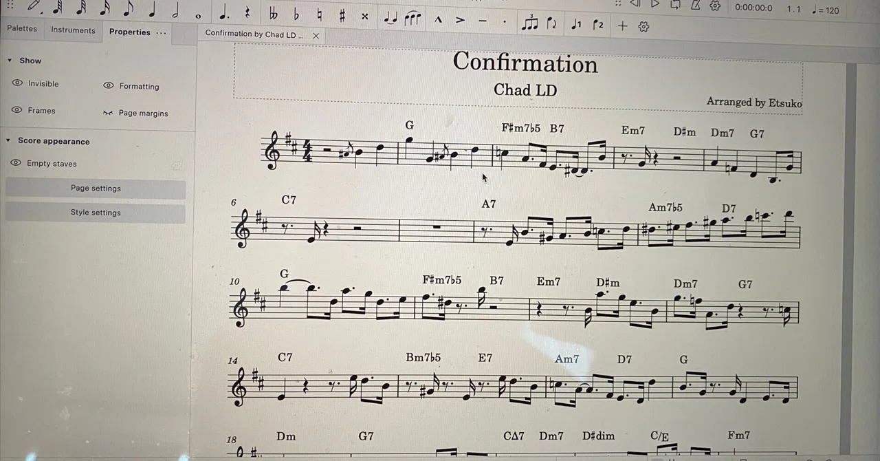 Chad LBの弾くConfirmation耳コピ楽譜｜かばさん