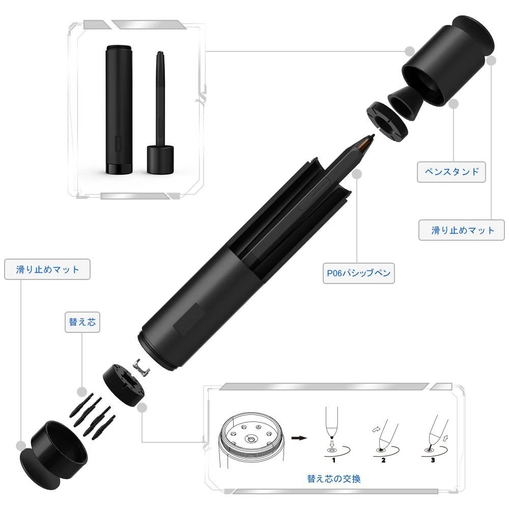 XP-Pen Deco 02 ペンタブ： 初心者向けの板タブ｜kunun21