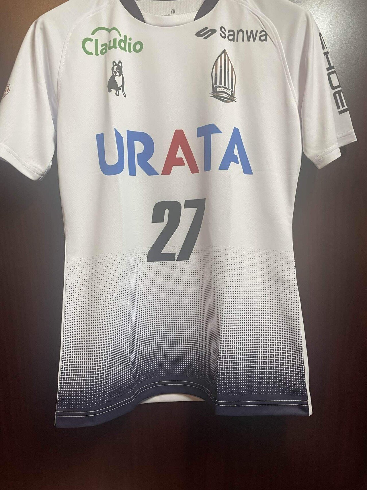 ブリオベッカ浦安ユニフォーム（青）サイン入り