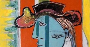 絵画 油絵 模写 ピカソ 2人のシスター 絵画 油絵 模写 ピカソ 2