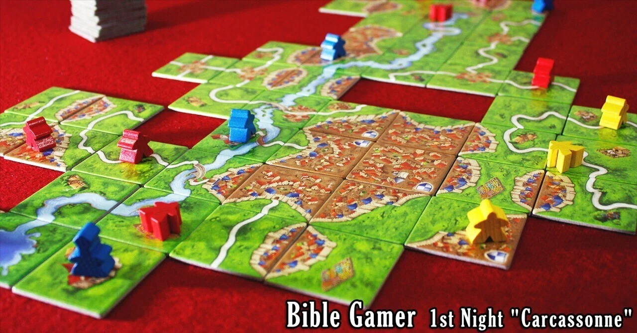 カタン　カルカソンヌ　THE残業 Bible Gamer 第一夜 「カルカソンヌ」｜moon Gamer