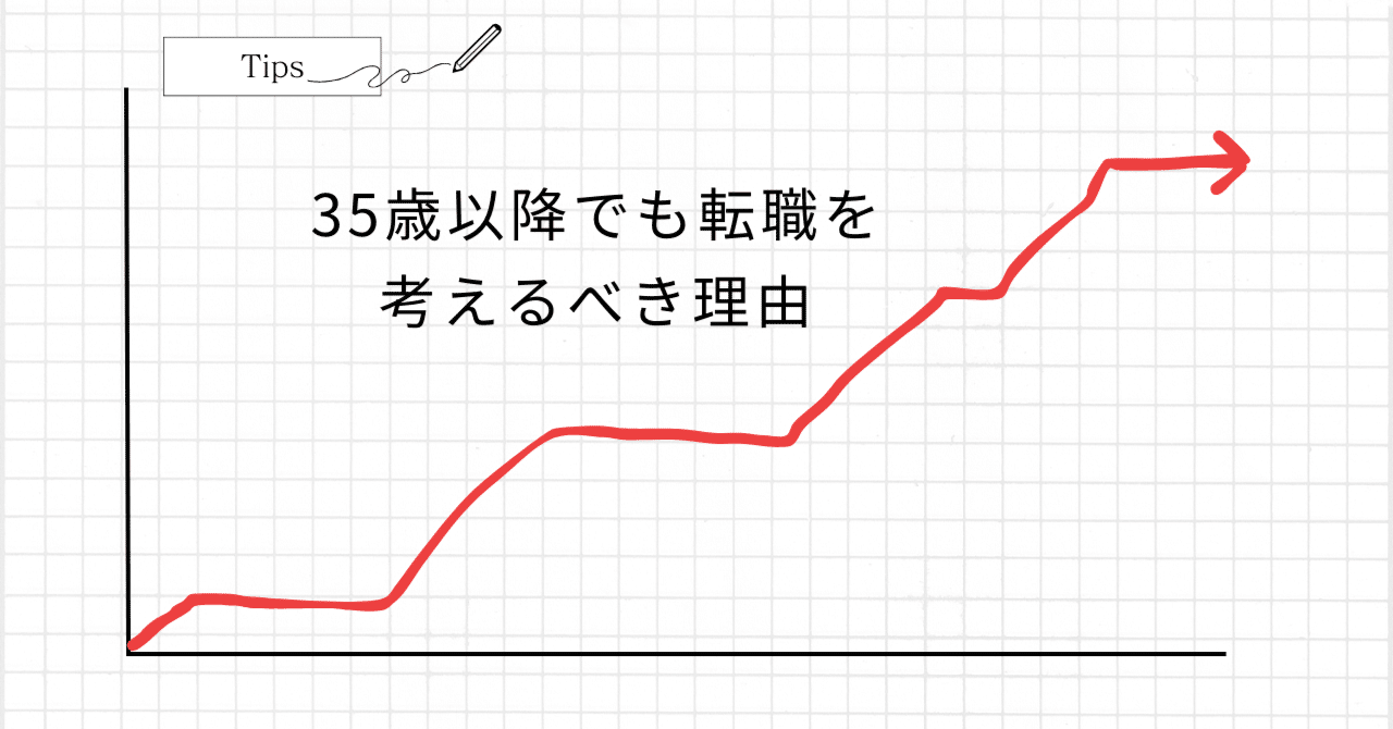35歳以降でも転職を考えるべき理由【成長か停滞か？】｜岩田