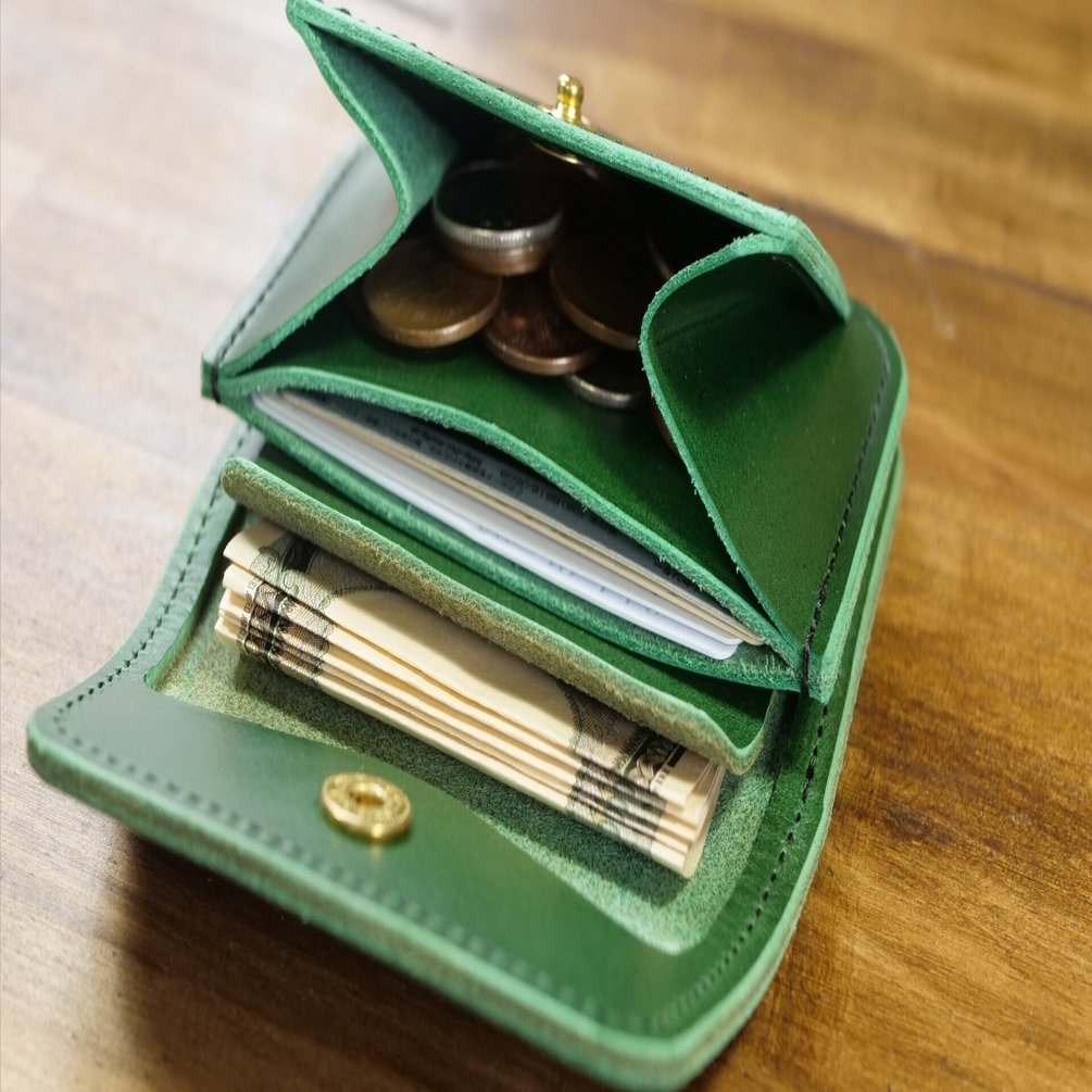 コインケース試作品！｜ROBUSTA LEATHER