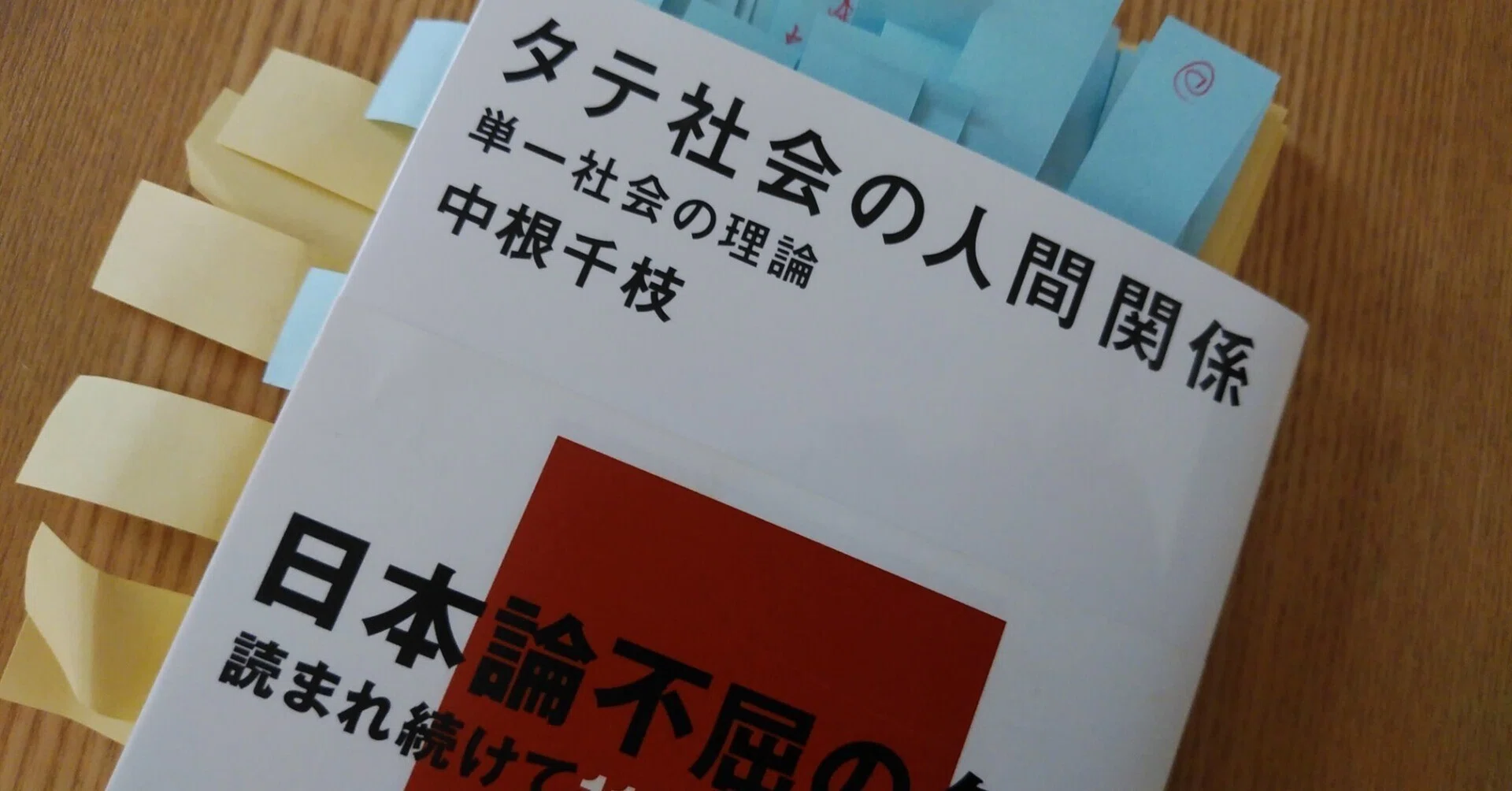 中根 千枝 タテ 社会 の 人間 関係