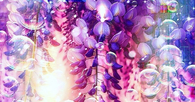 作品: a-2218 紫光幻影 Blossoms of Enlightenment