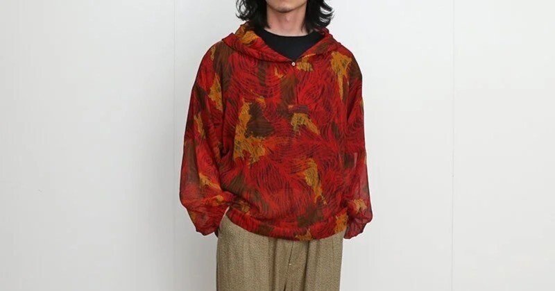 NICENESS ナイスネス　BIDDU スノーパーカー　L シルクフォン　花柄 NICENESS ナイスネス BIDDU スノーパーカー L シルクフォン 花柄