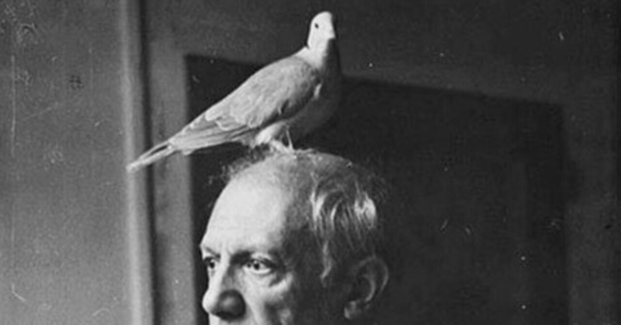 ピカソ PICASSO 大判リトポスター『ピカソと平和』1971年10月