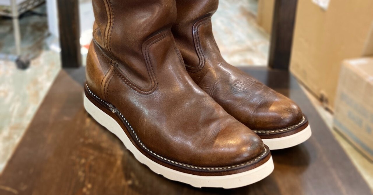 RED WING ウエスタンブーツ 7 E ブラウン レザー　1155 羽タグ RED WING ウエスタンブーツ 7 E ブラウン レザー 1155 羽タグ｜RED