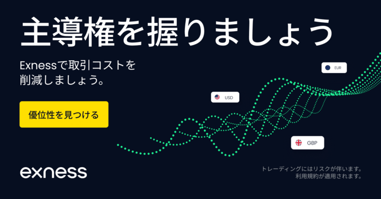 仮想通貨FX レバレッジ400倍BTC、ETH Exness｜ExnessPartner