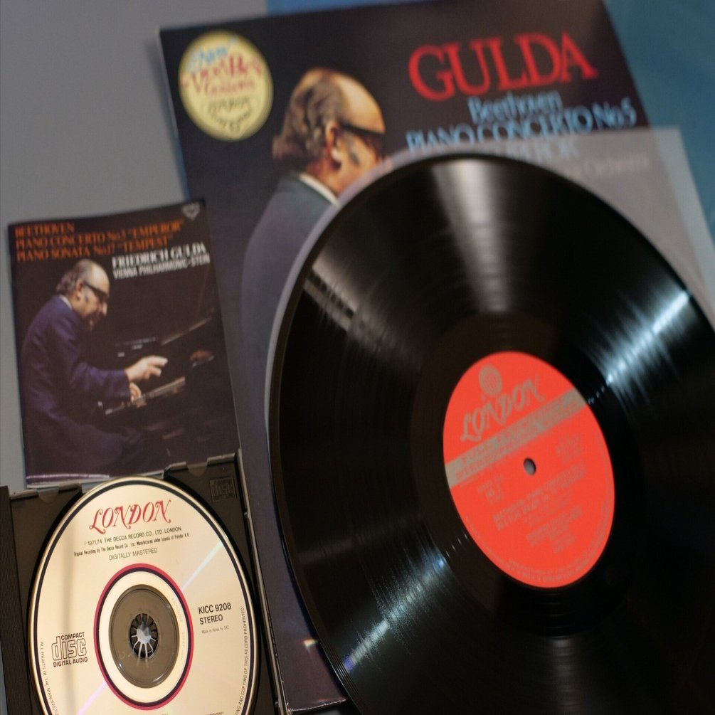 グルダの奏でるベートーヴェン:ピアノ協奏曲第5番「皇帝」を、アナログ