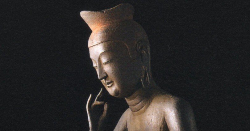 超レア神秘的なお顔と座禅のお姿の静寂が素晴らしい最高状態 時代仏像値下げ中 神戸垂水区にある多聞寺に祀られている馬頭観音坐像☺️ とても