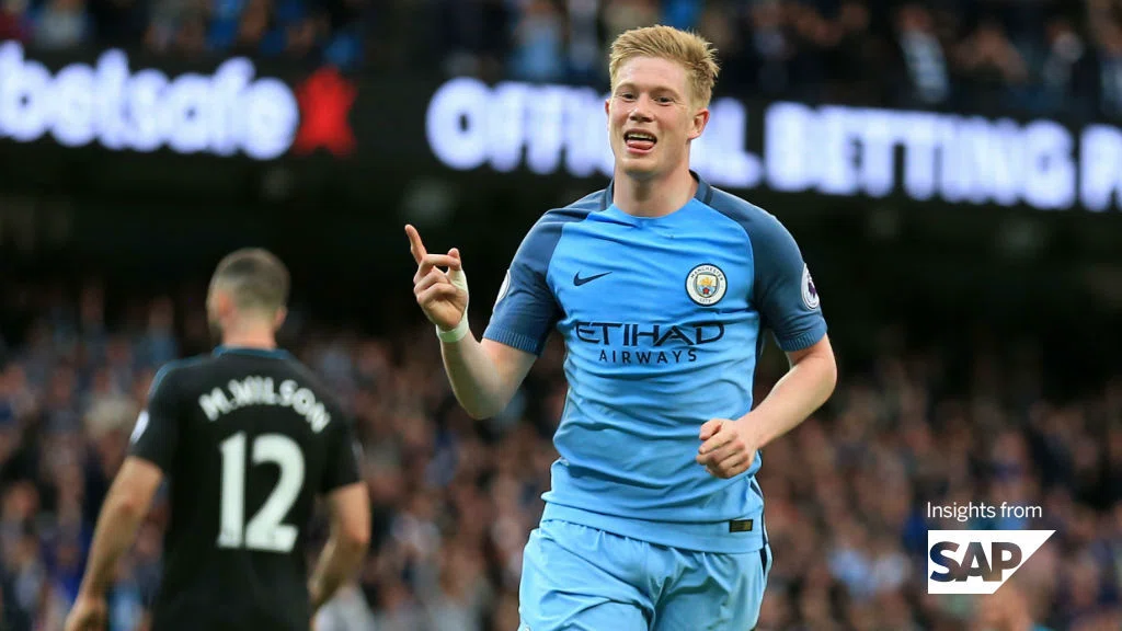 1】16-17 Manchester City Home #17 Kevin De Bruyne｜FUJI