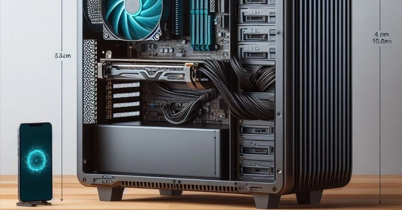 mini-ITX ケース RAIJINTEK OPHION 550W 電源セット Mini-ITXで大きめのグラボもOK！ATX電源も入れられるPCケースは
