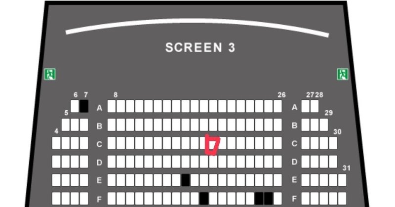 映画ファンの究極の命題 「映画館の座席はどこに座るか？」