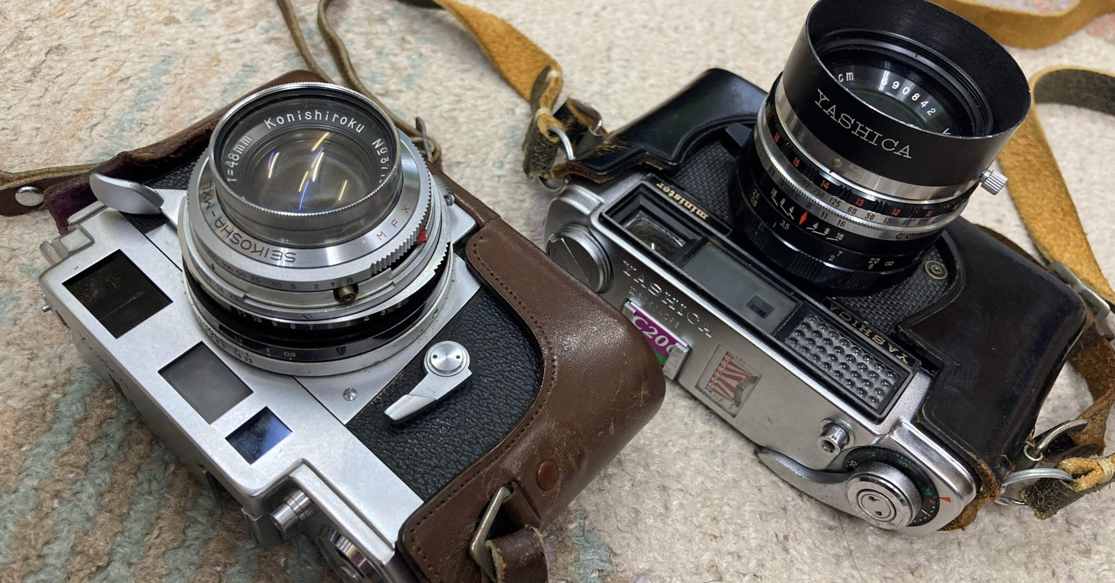 Konica3A と Yashica Minister2｜雅辺