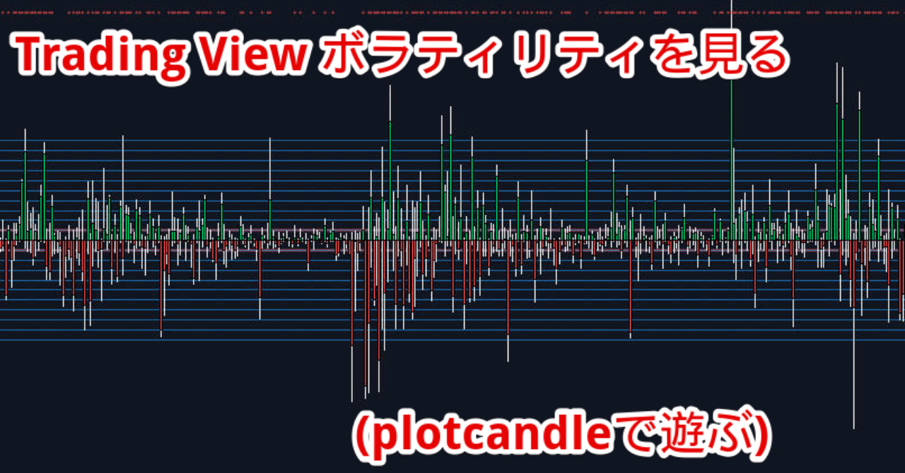 Trading View ボラティリティを見る Tarou5555 Note