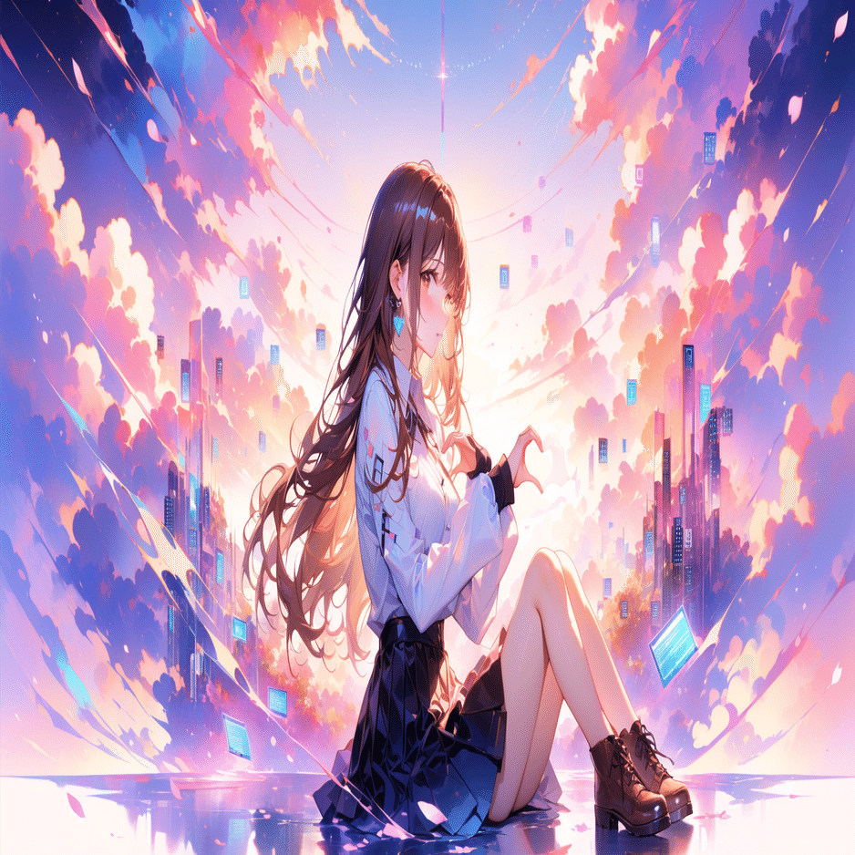 日々の壁打ち：AIに『彼岸の向こうからやってきた少女』を描かせる