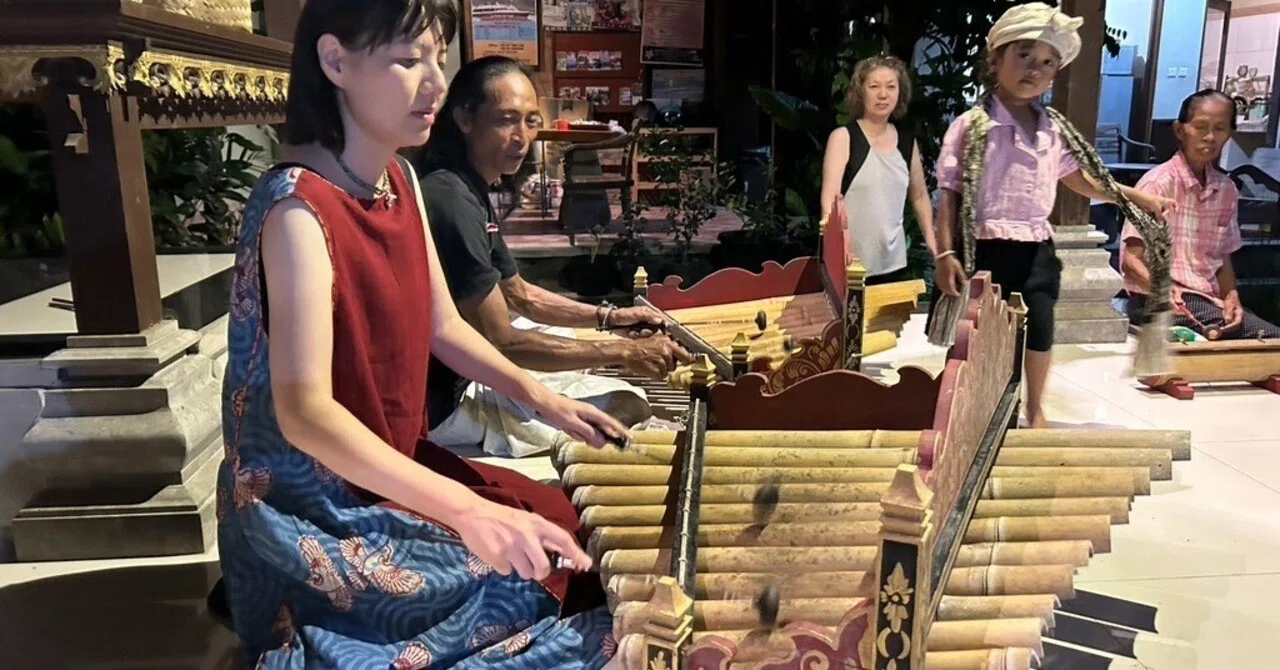 バリ島 音楽と芸能の旅2024 -3.ガムランを学ぶ（リンディック編 