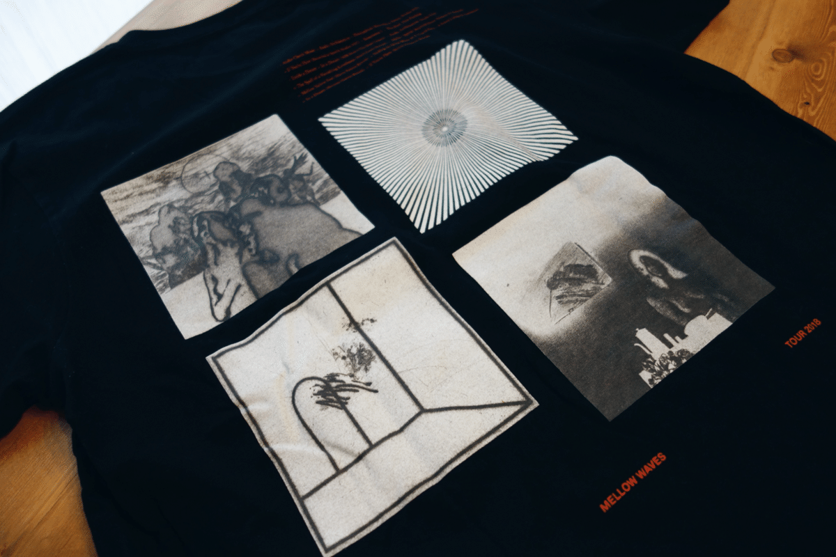 コーネリアス 30th Mellow Waves Tシャツ Mサイズ マイTコレ.2 【CORNELIUS RIPPLE WAVES T SHIRTS】|明山 真吾